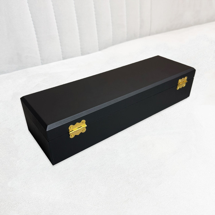 جعبه ساعت چوبی مدل W103 با ۶ محفظه داخلی از جنس جیر