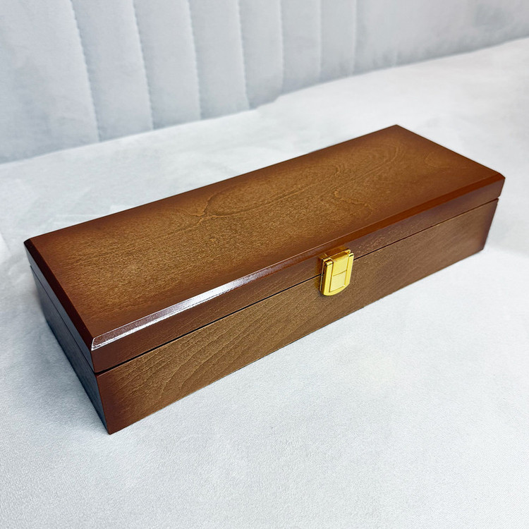 جعبه ساعت چوبی مدل W103 با ۶ محفظه داخلی از جنس جیر