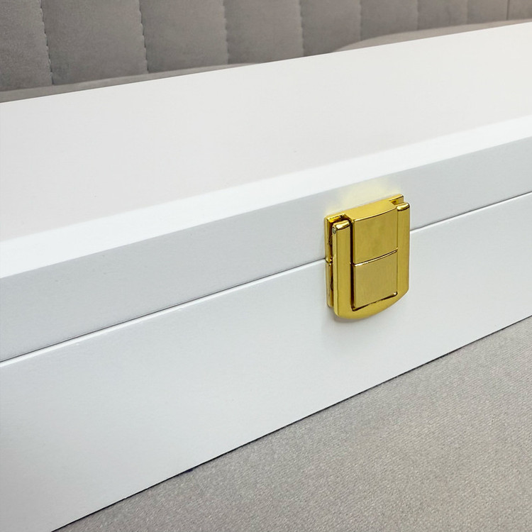 جعبه ساعت چوبی مدل W103 با ۶ محفظه داخلی از جنس جیر